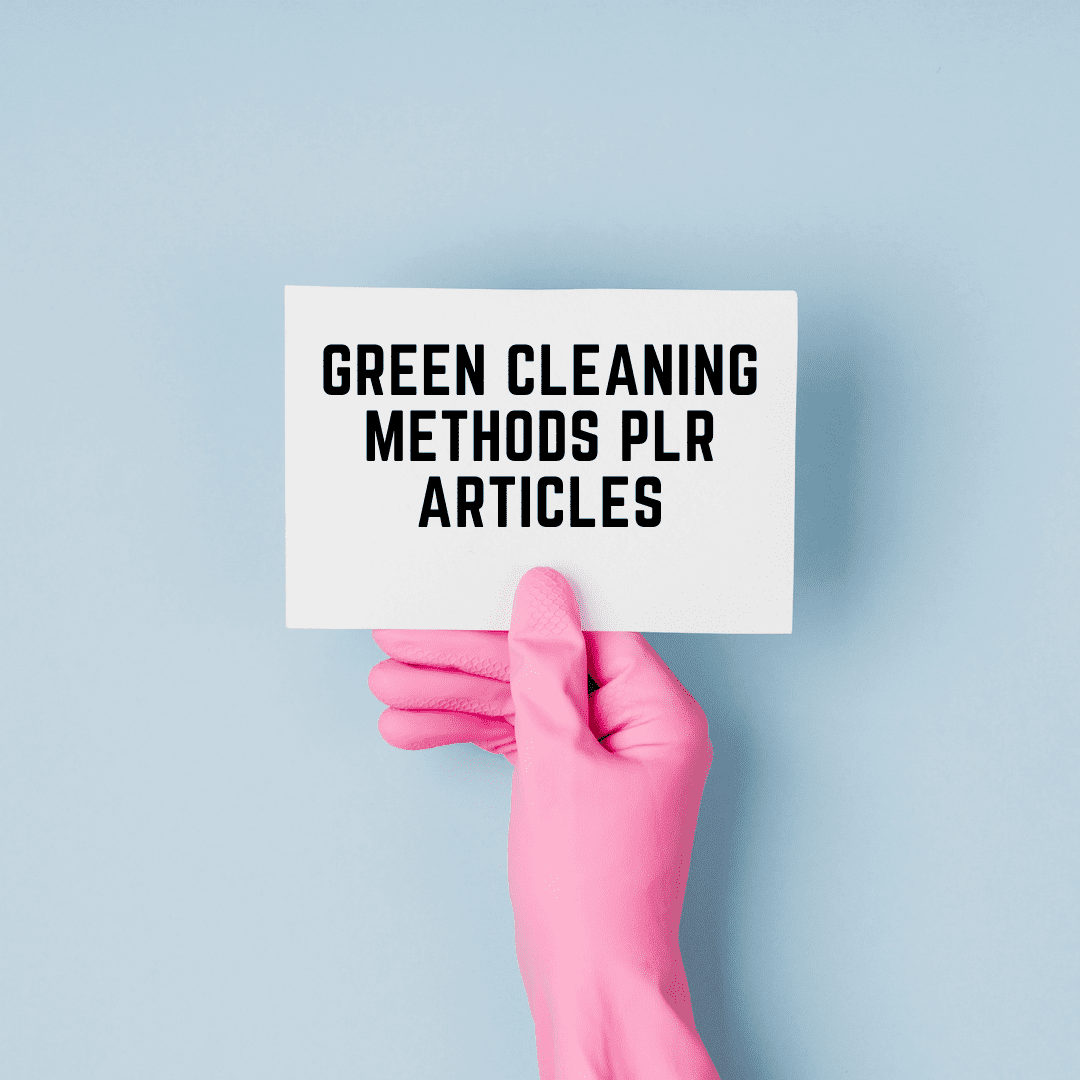 green cleaning plr