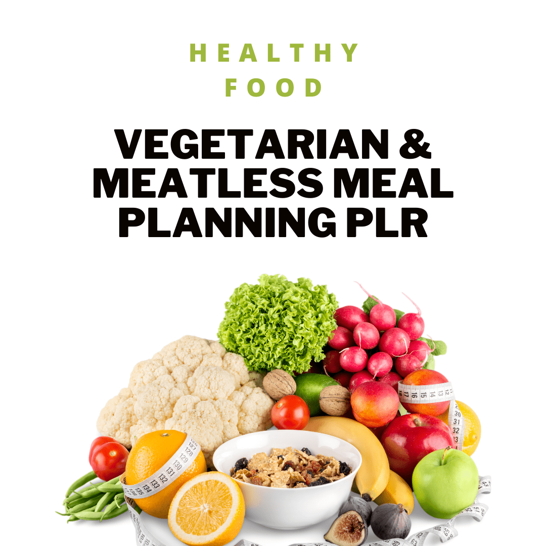 vegetable meal planning plr