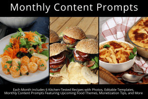 Kitchenbloggers Valued Plr Recipe Content Food Photography