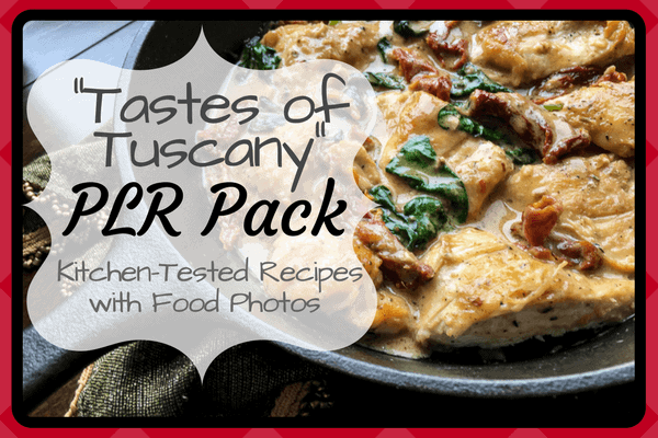 Tastes of Tuscany PLR Recipe Package