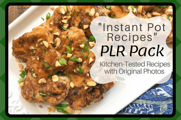 Instant Pot PLR Recipes Pack - Vol. 1 - KitchenBloggers