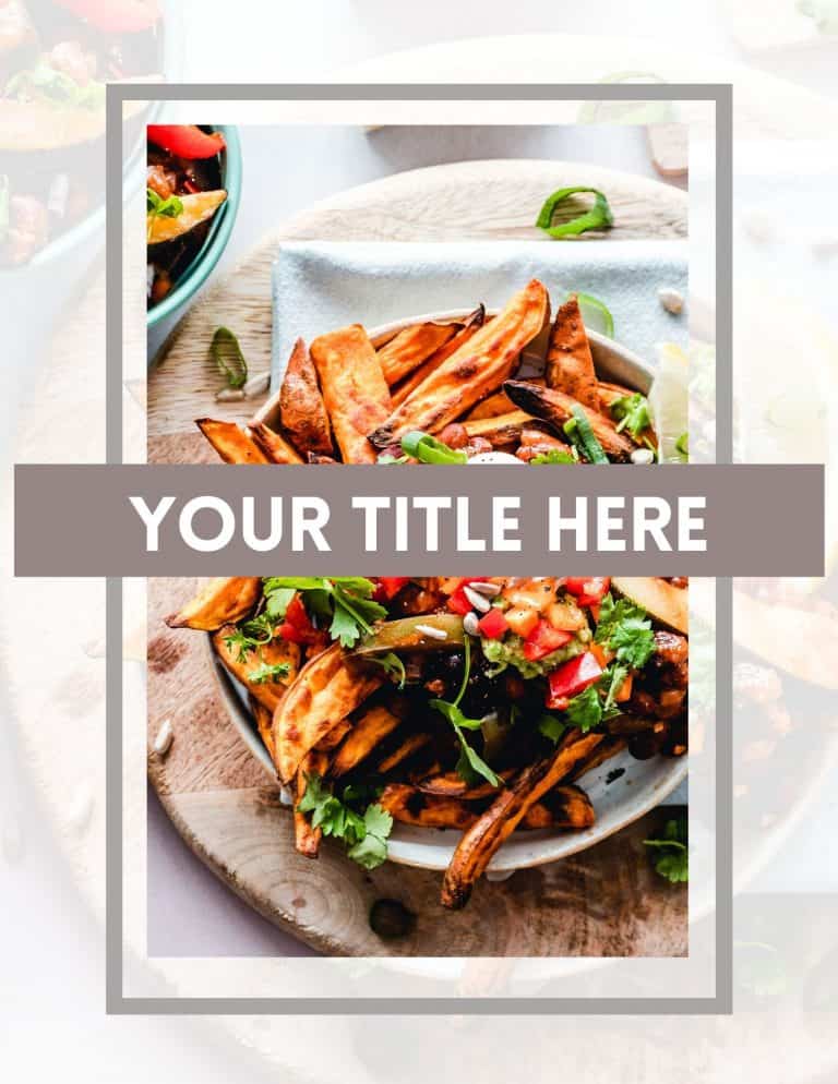 Canva Recipe Book