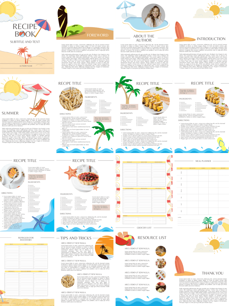 Seasonal Recipe Book Composite