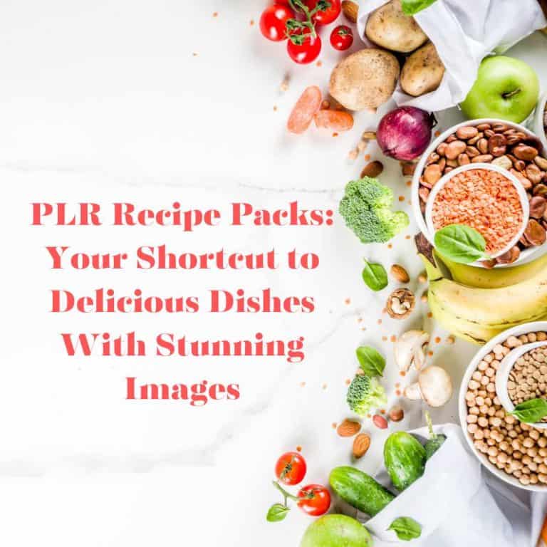 PLR Recipe Packs