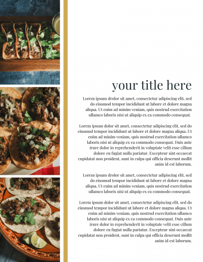 Canva Recipe Book